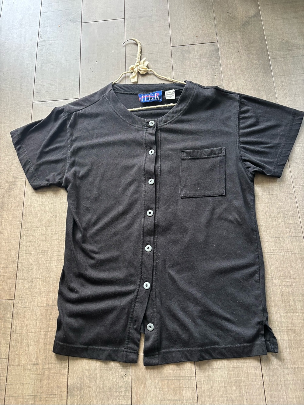 4 for $25- Vintage Baseball Button Down Shirt- Fits oversized-Festival Must Have
